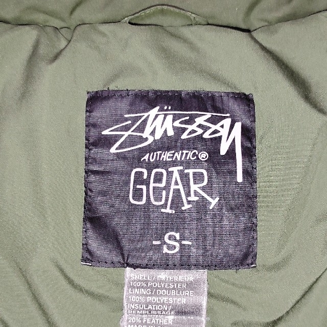 STUSSY(ステューシー)のステューシー(stussy) ダウンジャケット S オリーブ メンズのジャケット/アウター(ダウンジャケット)の商品写真