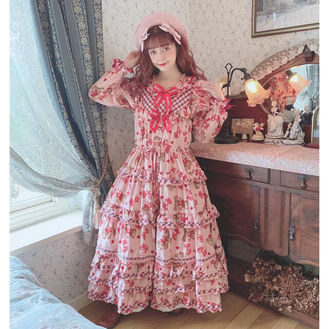 PINK HOUSE ピンクハウス ワンピース イチゴ柄 花柄-