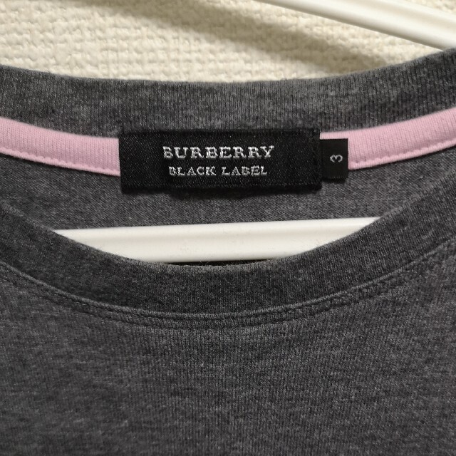 BURBERRY BLACK LABEL(バーバリーブラックレーベル)のBURBERRY Tシャツ ３サイズ グレーピンク メンズのトップス(Tシャツ/カットソー(半袖/袖なし))の商品写真