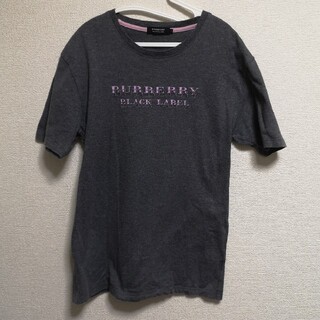 バーバリーブラックレーベル(BURBERRY BLACK LABEL)のBURBERRY Tシャツ ３サイズ グレーピンク(Tシャツ/カットソー(半袖/袖なし))