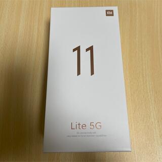 アンドロイド(ANDROID)の送料無料 Xiaomi Mi 11 Lite 5G TruffleBlack(スマートフォン本体)