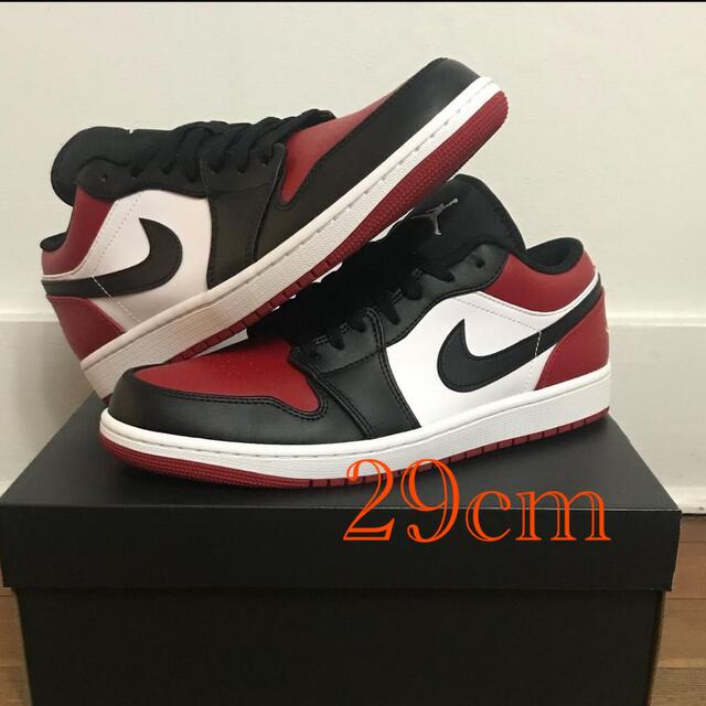 NIKE(ナイキ)のNike Air Jordan 1 Low "Bred Toe" 29 メンズの靴/シューズ(スニーカー)の商品写真