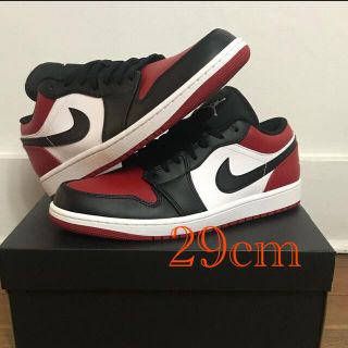 ナイキ(NIKE)のNike Air Jordan 1 Low "Bred Toe" 29(スニーカー)