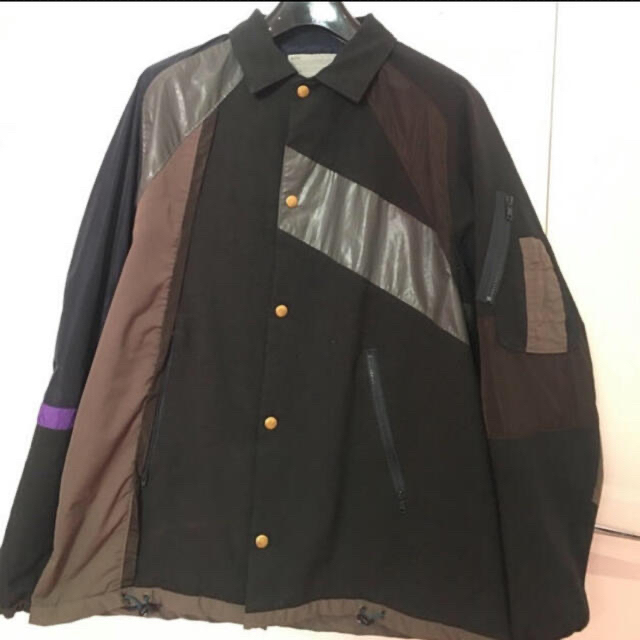 グッチ  22AW  691428 ZAJCZ ロゴ総柄ジップアップパーカーブルゾン  メンズ 44