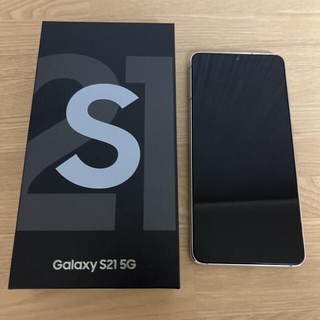 ギャラクシー(Galaxy)のGALAXY S21 au回線端末　SIMロック解除済(スマートフォン本体)