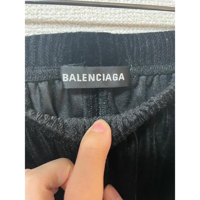 BALENCIAGA - BALENCIAGA ベロアパンツの通販 by yo BALENCIAGA - BALENCIAGA ベロアパンツの通販 by yo