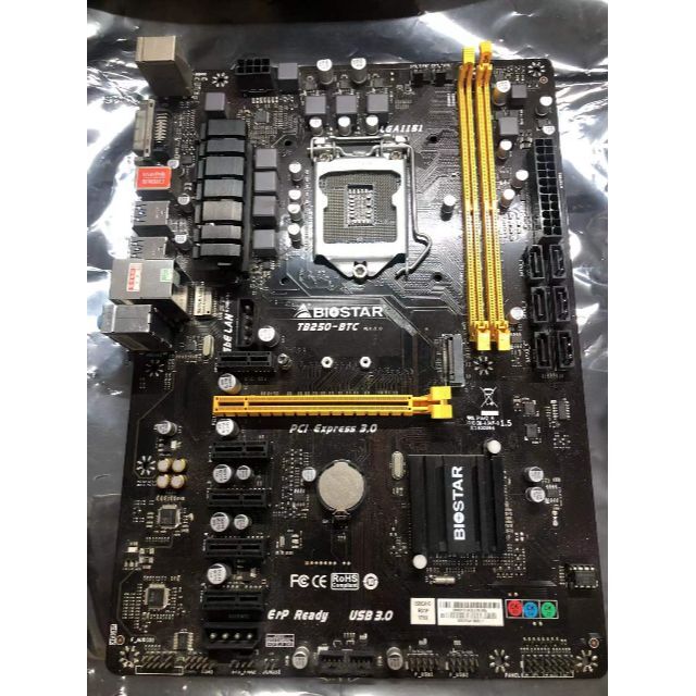 BIOSTAR TB BTC マザーボード 上品