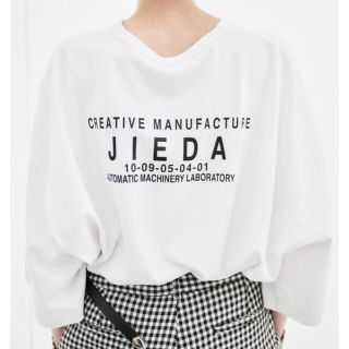 ジエダ(Jieda)のJieDa LOGO BIG T-SHIRT WHITE(Tシャツ/カットソー(半袖/袖なし))