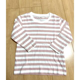 ムジルシリョウヒン(MUJI (無印良品))のボーダーTシャツ　無印良品　90(Tシャツ/カットソー)