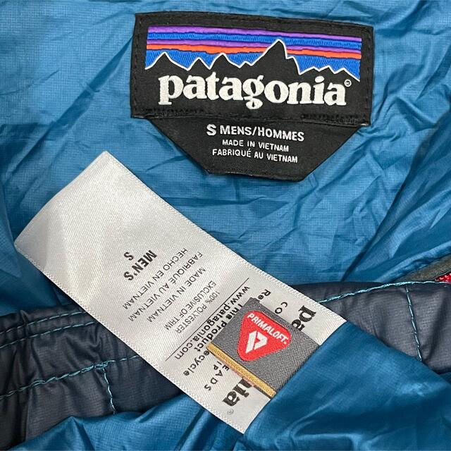 patagonia(パタゴニア)のパタゴニア　ナノパフ　ビビー　プルオーバー　メンズ日本M位　2016年モデル メンズのジャケット/アウター(ダウンジャケット)の商品写真
