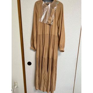 スタニングルアー プリーツ マキシワンピース/ロングワンピース