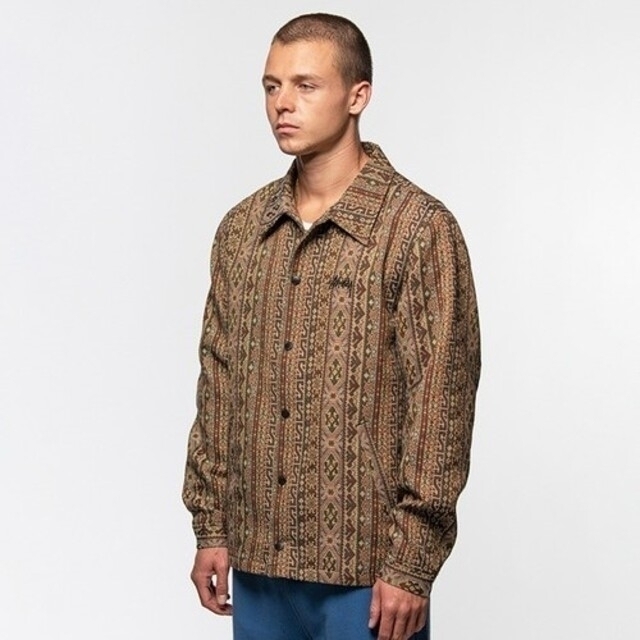 美品　STUSSY TAPESTRY CLASSIC COACHJACKET