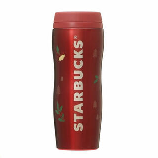 スターバックスコーヒー(Starbucks Coffee)のスタバ福袋　ホリデーカーヴドステンレスボトルレッド（真空二重構造）(タンブラー)