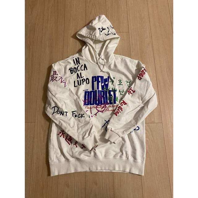 COMME des GARCONS(コムデギャルソン)のDOUBLET MESSAGE EMBROIDERY HOODIE メンズのトップス(パーカー)の商品写真