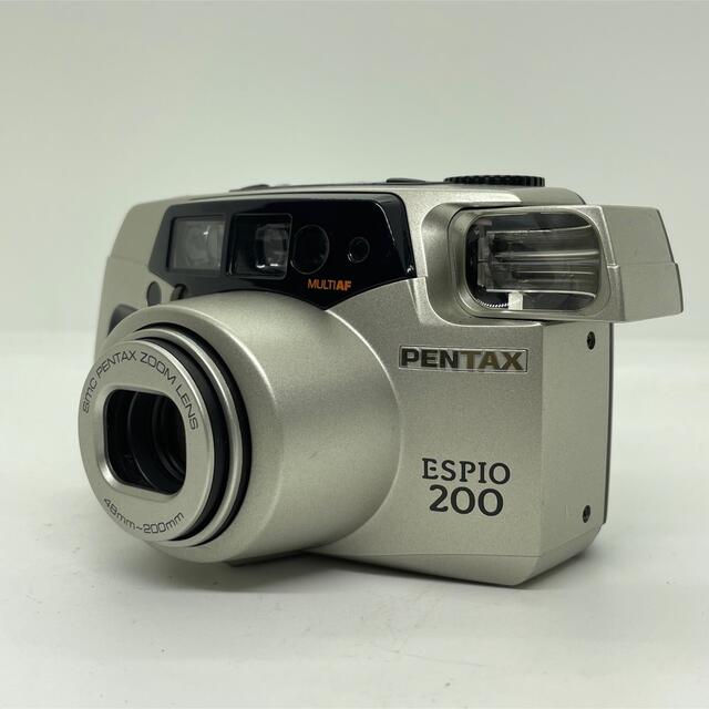 完動美品】 Pentax Espio 200 シルバー 高性能 フィルムカメラ www