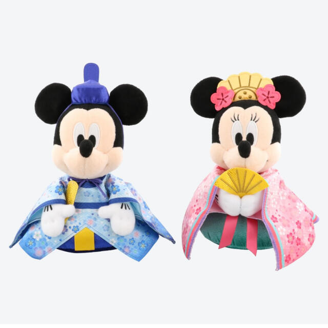 Disney(ディズニー)のディズニーリゾート限定 ひな人形 ぬいぐるみ エンタメ/ホビーのおもちゃ/ぬいぐるみ(キャラクターグッズ)の商品写真