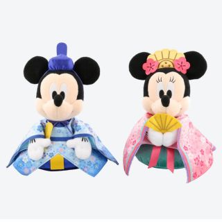 ディズニー(Disney)のディズニーリゾート限定 ひな人形 ぬいぐるみ(キャラクターグッズ)