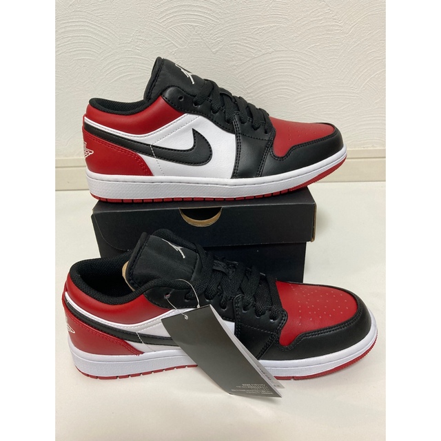 Nike Air Jordan 1 Low "Bred Toe" 25.5