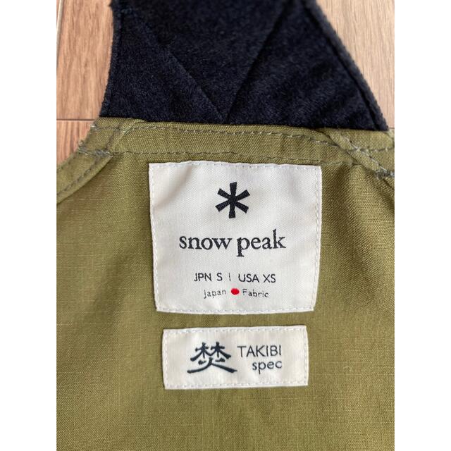 通販新品 Snow Peak - TAKIBI VEST JK-20SU102OL メンズ Sの通販 by
