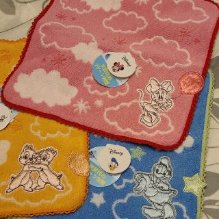 ディズニー(Disney)のaileさん専用★ディズニータオルハンカチ(キャラクターグッズ)