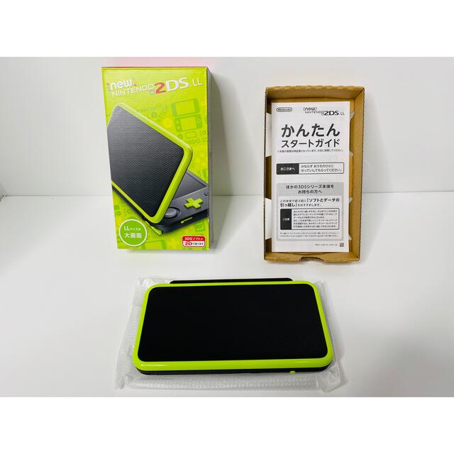 エンタメホビーNintendo 2DS NEW ニンテンドー 本体 LLブラック×ライム