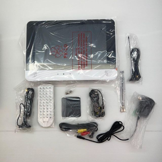 ジャンク品/倒産品現状販売/12インチ/防水ポータブルDVDプレーヤー スマホ/家電/カメラのテレビ/映像機器(DVDプレーヤー)の商品写真