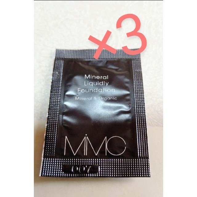MiMC(エムアイエムシー)のMiMC ミネラルリキッドファンデーション102ニュートラル 試供品 コスメ/美容のベースメイク/化粧品(ファンデーション)の商品写真