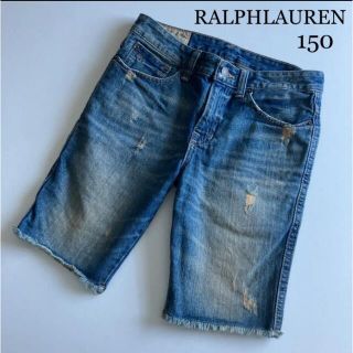 ラルフローレン(Ralph Lauren)のラルフローレン　デニム　ハーフ　パンツ　ダメージ　ジーンズ　150 春　夏(パンツ/スパッツ)