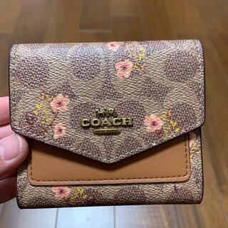 コーチ(COACH)のナリョン様専用ショプバ・箱付き三つ折り財布　フラワー(財布)