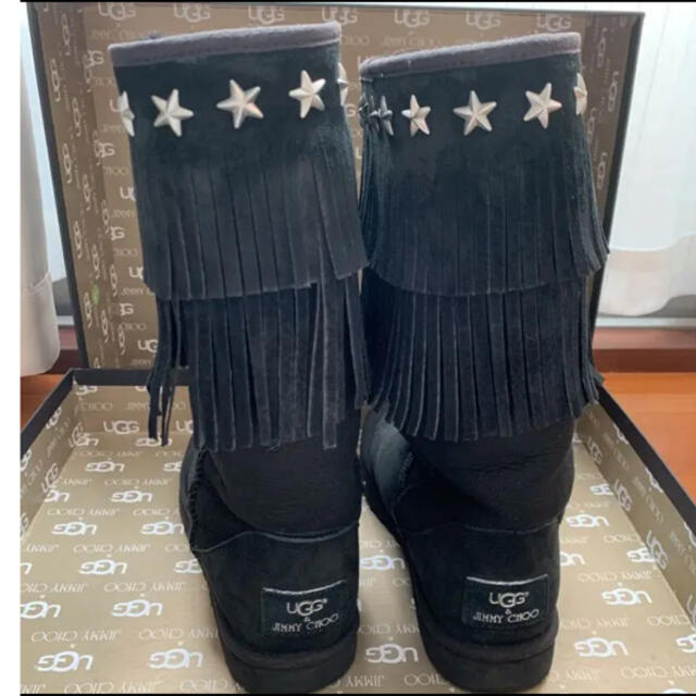 UGG Jimmy Choo ジミーチュウ　コラボムートンブーツ