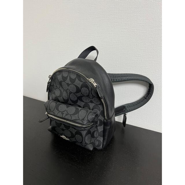 COACH - COACH コーチ ミニリュック 黒 レザー の通販 by TK's shop