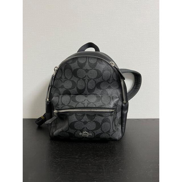 【新品】COACH ミニ リュック バッグパック シグネチャー ブラック