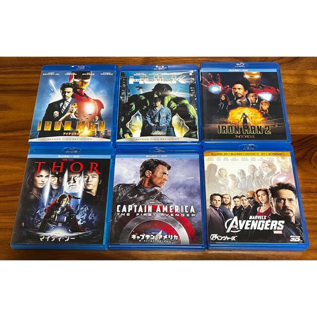 MARVEL映画 DVD&Blu-ray フェイズ4まで23作品-eastgate.mk