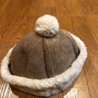 リアルムートン 帽子キャップ 防寒 M homestead ニュージーランドの リアルムートン 帽子キャップ 防寒 M homestead ニュージーランドの