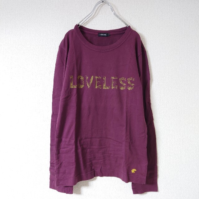 LOVELESS(ラブレス)のLOVELESS　ロングスリーブTシャツ　えんじ色　ラブレス メンズのトップス(Tシャツ/カットソー(七分/長袖))の商品写真