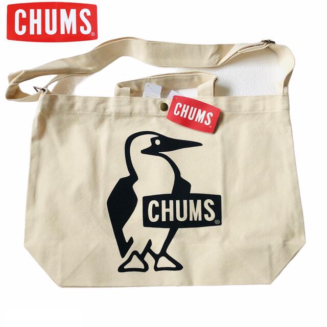 CHUMS(チャムス)の新品未使用！チャムス(CHUMS) キャンバス　ショルダーバック 黒 レディースのバッグ(ショルダーバッグ)の商品写真