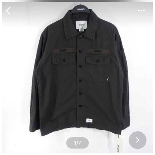 WTAPS 2020SS BUDS LS BLACK サイズ01 バッズシャツ