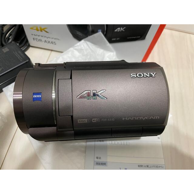 70%以上節約 美品Handycam FDR-AX45 デジタルビデオカメラ ブロンズ