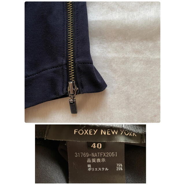 FOXEY(フォクシー)のFOXEY✨ノースリーブポロシャツ40 レディースのトップス(カットソー(半袖/袖なし))の商品写真