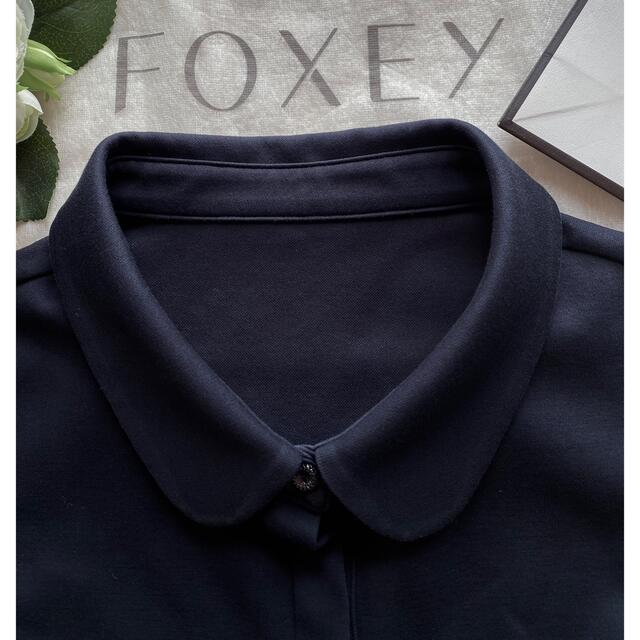 FOXEY(フォクシー)のFOXEY✨ノースリーブポロシャツ40 レディースのトップス(カットソー(半袖/袖なし))の商品写真