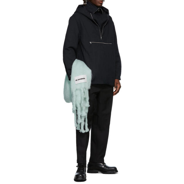JIL SANDER - 極美品 ジルサンダー モヘア ウール マフラーの JIL SANDER - 極美品 ジルサンダー モヘア ウール マフラーの