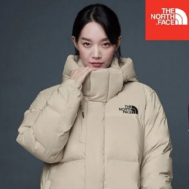 THE NORTH FACE(ザノースフェイス)の【再入荷】【日本未発売】ECO AIR DOWN JACKETライトベージュ　S メンズのジャケット/アウター(ダウンジャケット)の商品写真