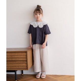 グローバルワーク(GLOBAL WORK)のグローバルワークキッズ BIGカラーフリルTシャツ 120(Tシャツ/カットソー)