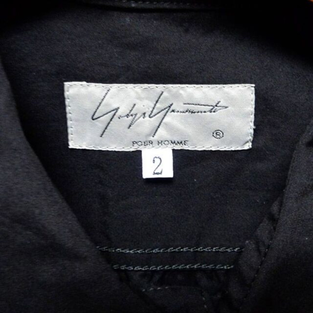 【新品】Yohji Yamamoto Pour Homme　襟ベルト付き　シャツ