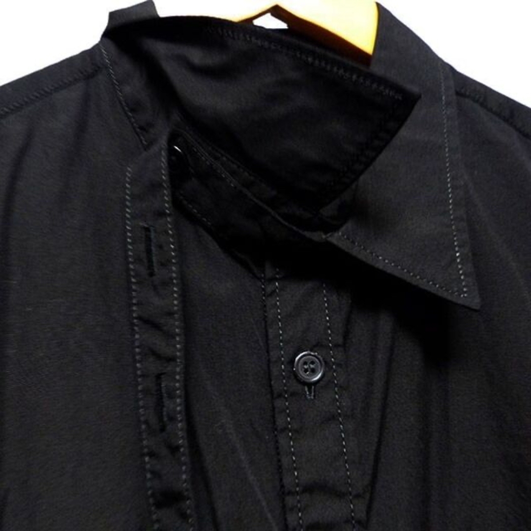 【新品】Yohji Yamamoto Pour Homme　襟ベルト付き　シャツ