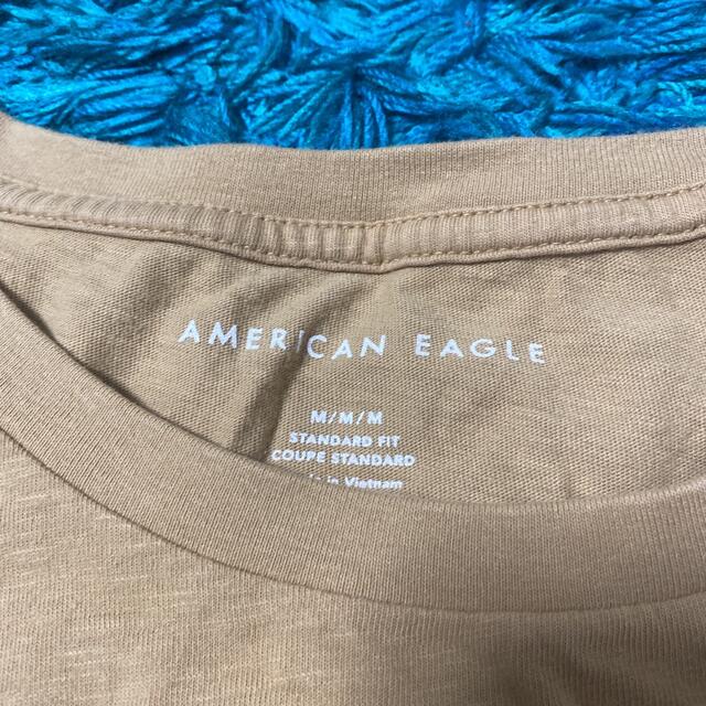 American Eagle(アメリカンイーグル)のアメリカンイーグル　Tシャツ　ベージュ メンズのトップス(Tシャツ/カットソー(半袖/袖なし))の商品写真