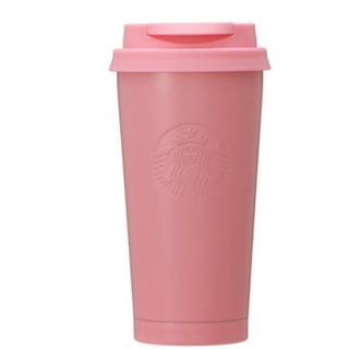 スターバックスコーヒー(Starbucks Coffee)のスターバックス　ステンレスTOGOロゴタンブラーマットピンク473ml (タンブラー)