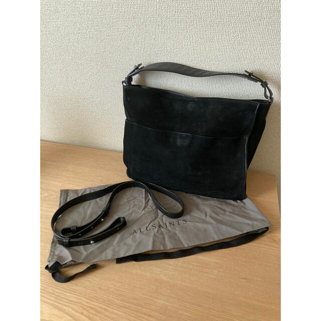 ALL SAINTS スエード トートバッグ COOPER EW TOTE