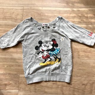 ❁swanky  ディズニー トップス スウェット 五部袖❁