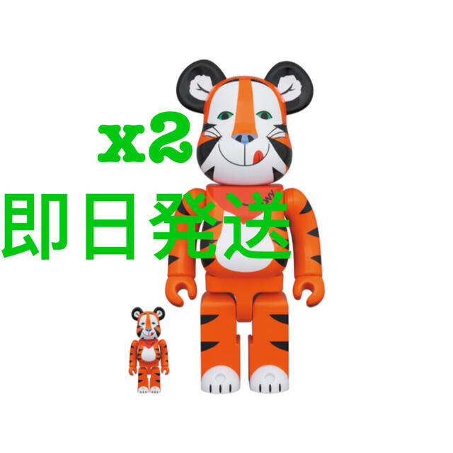 MEDICOM TOY(メディコムトイ)のBE@RBRICK TONY THE TIGER VINTAGE100400％  ハンドメイドのおもちゃ(フィギュア)の商品写真